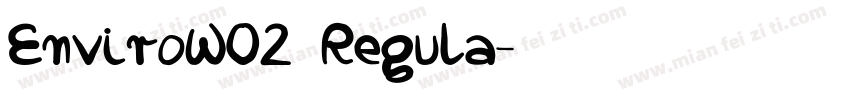EnviroW02 Regula字体转换